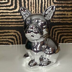 Silver Dog Figurine